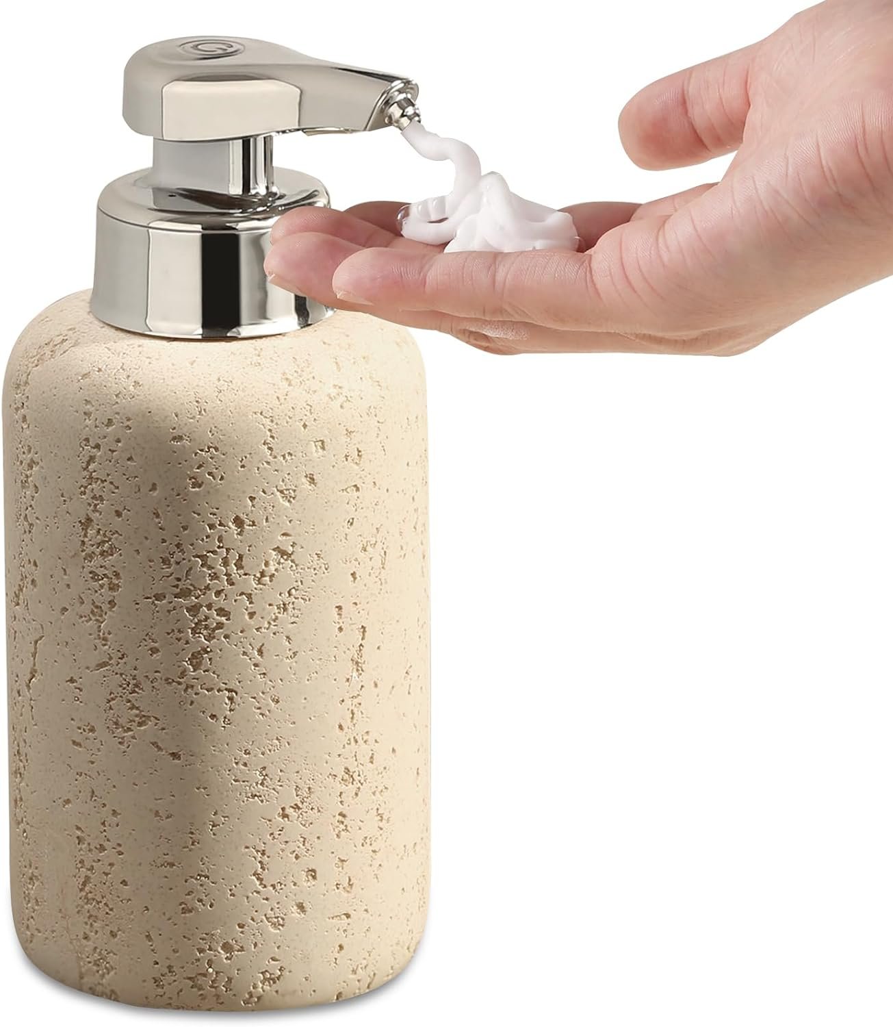 travertine bathroom soap dispenser natural beige marble travertine reusable liquid dispenser lotion and soap container with golden press head soap bottle